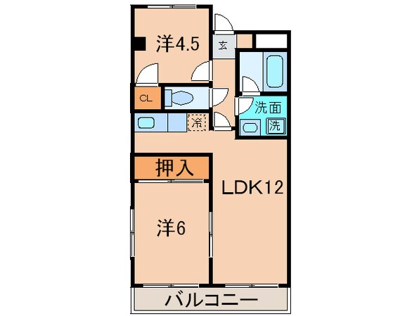 ファミーユ白川の物件間取画像